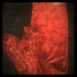 ***NWT***Deep Red Leggings